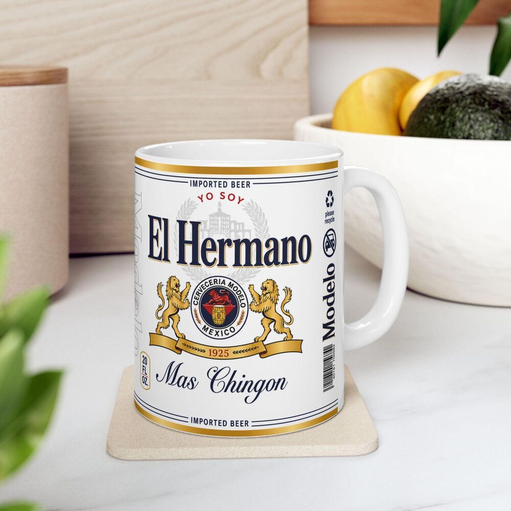 Brother Gift Mug, Spanish Brother Coffee Cup, El Hermano Mas Chingon Mug Gift